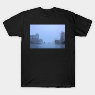 Crossing Aare river in Thun town T-Shirt